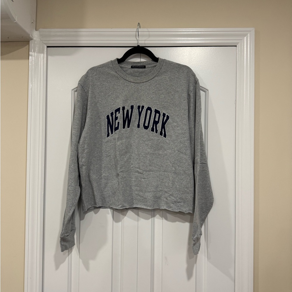 Brandy Melville Gray New York Shirt